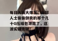 每日大赛大爆发！内部人士偷偷倒卖的那个几十G压缩包泄露了，这波实锤太硬！